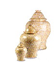 Oriental Style Marble Urns