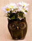7709 Owl Vase - 7"